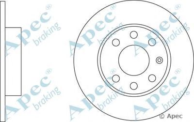 APEC BRAKING dsk2798 -  Тормозной диск